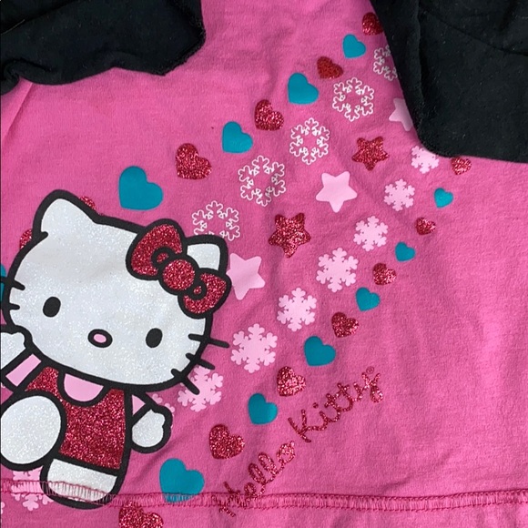 5/$10 • hello kitty girls ruffle shirt • size 4 - Picture 3 of 6